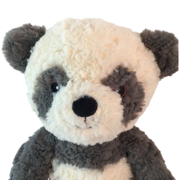 Spark Create Imagine Panda Bear Plush 13" Gray Cream Crinkle Ears Rattle Stuffed - Picture 5 of 7